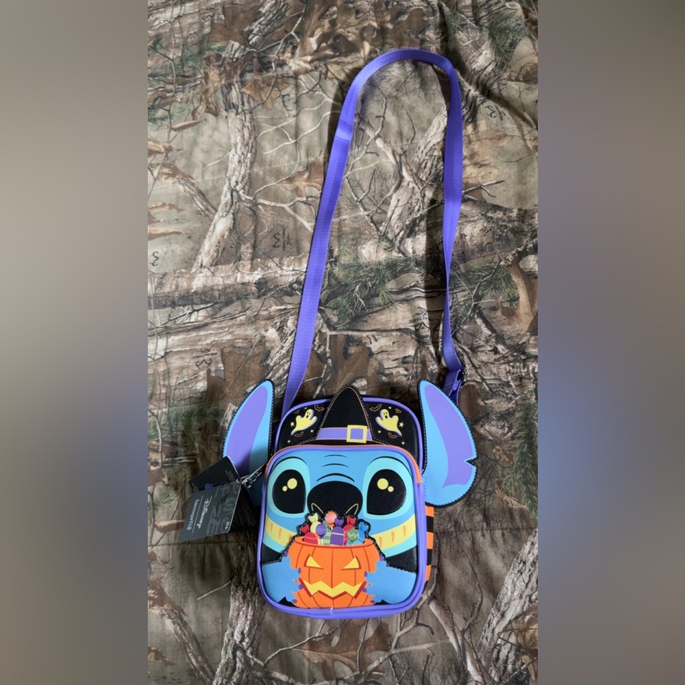 Stitch loungefly glow in the dark Halloween purse